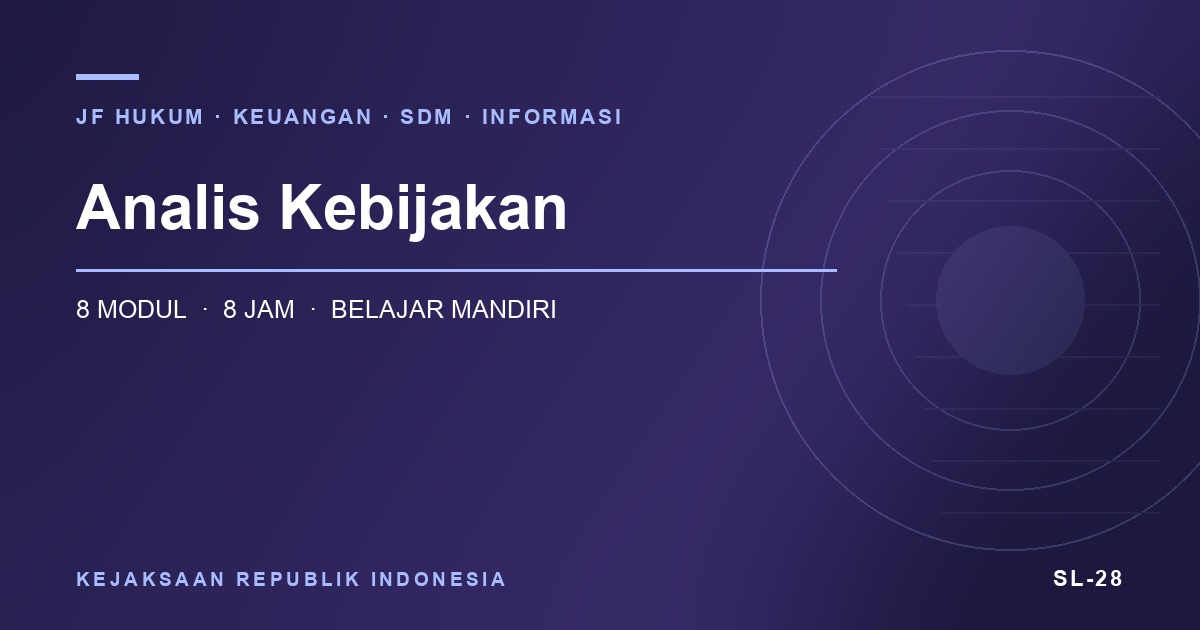 Analis Kebijakan